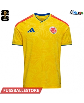 Günstige Kolumbien Heimtrikot WM 2026 Kurzarm